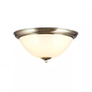 Bécsi Nosztalgia mennyezeti lámpa; 2xE27; átm:37cm -  ORI-DL 7-676/37 Patina/355 champ